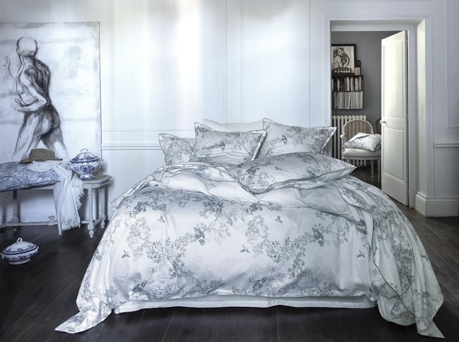 Une parure de lit bleue pour s’endormir paisiblement