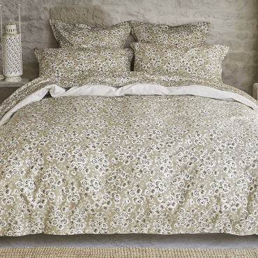 Organic cotton satin pillowcase, Blossom Lune