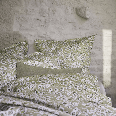 Organic cotton satin bedding set, Blossom Lune