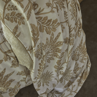 Organic cotton percale duvet cover, Baroque 