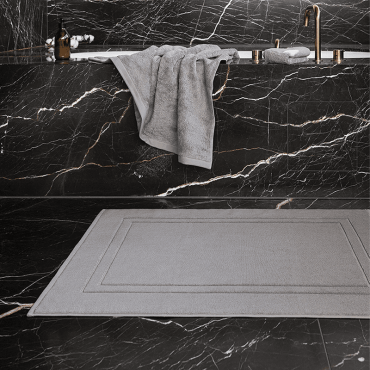 Tapis de bain en coton biologique GOTS, Ess-cadre