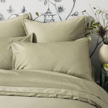 Organic cotton satin bedding set, Teophile