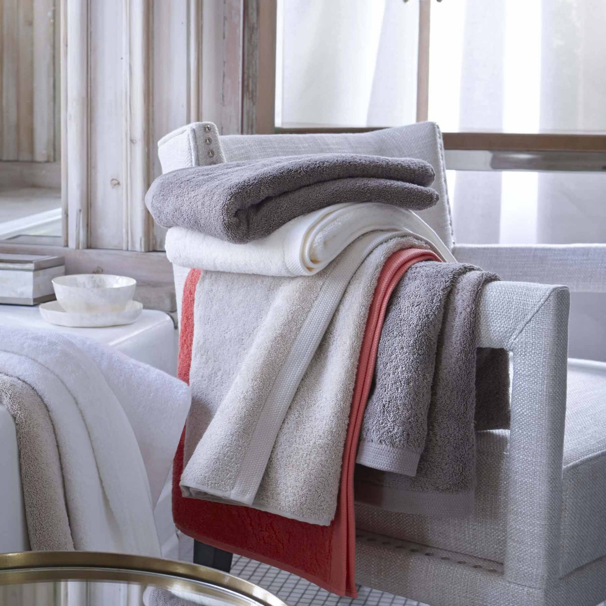 Organic cotton bath towels