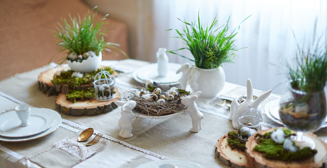 Table decoration for Easter