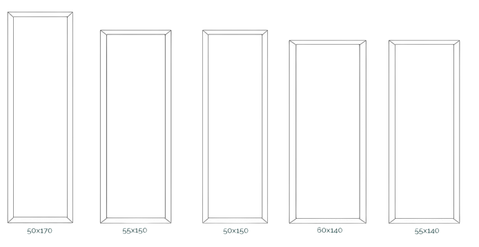 Dimensions chemins de table