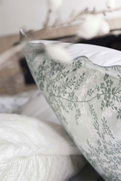 Linge de lit en percale de coton